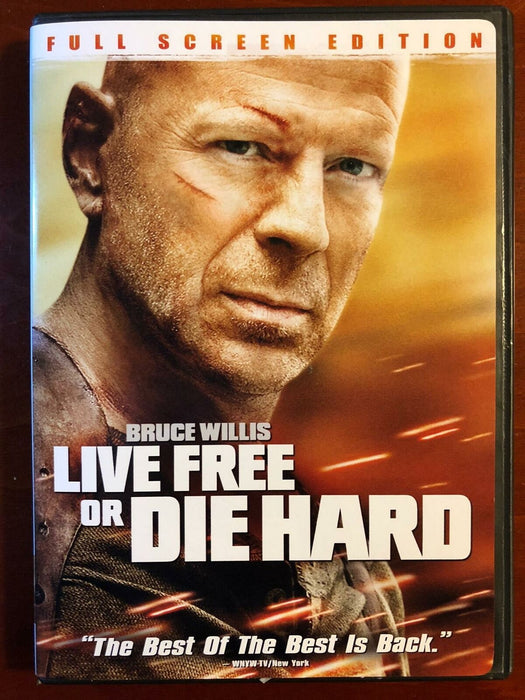 Live Free or Die Hard (DVD, 2007, Full Frame) - K9 - for just $1.99! 