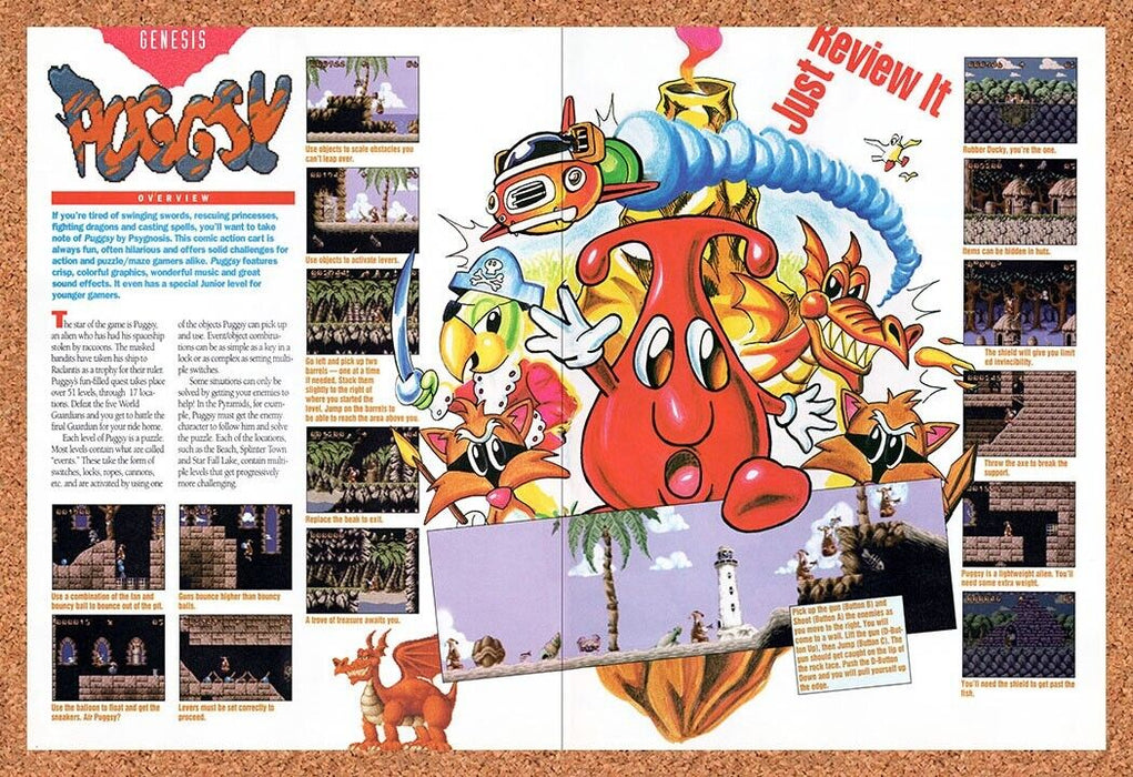 1993 Pugsy Genesis Original Ad - for just $21.49! 