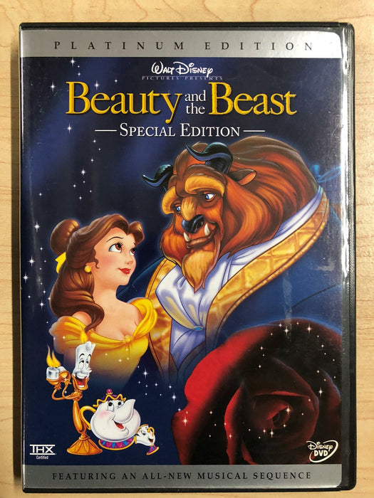 Beauty and the Beast (DVD, Disney, Platinum Edition, 1991) - STK - for just $5.99! 