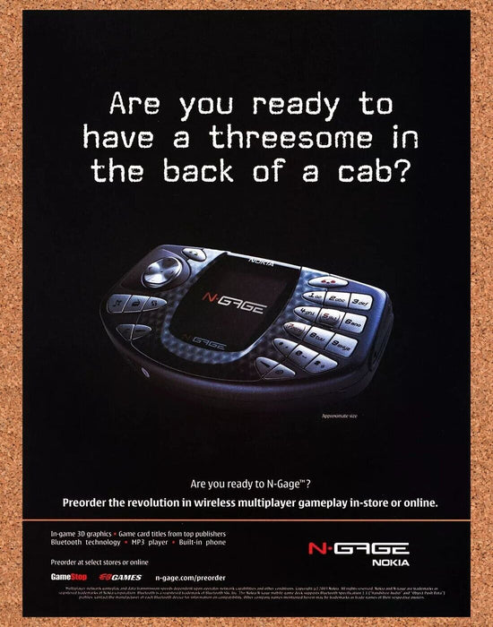 2005 Nokia N-Gage Console Original Ad v1 - for just $17.99! 
