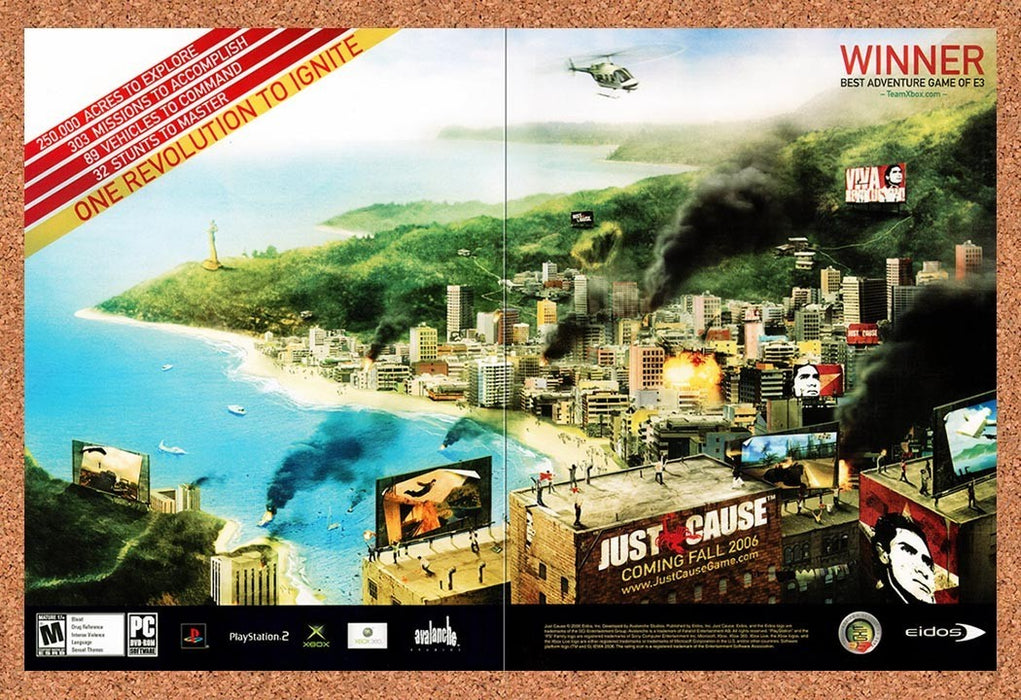 2006 Just Cause PC Original Advertisement v3 - for just $23.99! 