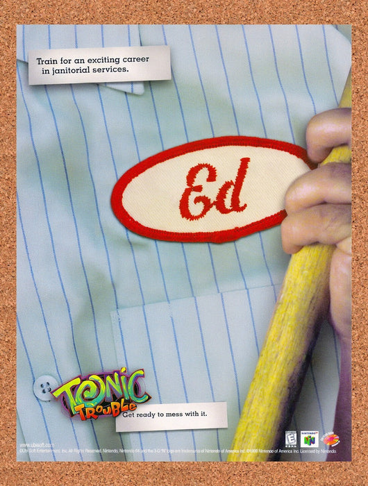 1998 Tonic Trouble N64 Original Ad v1 - for just $17.99! 