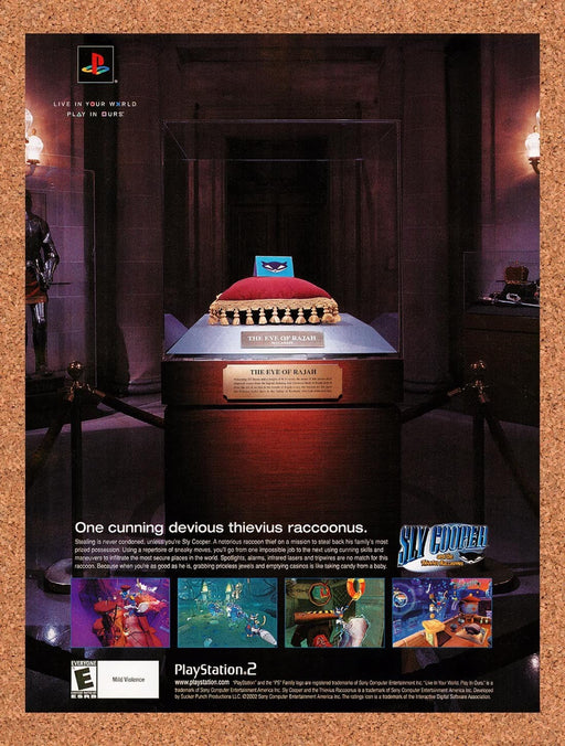 2005 Sly Cooper And The Thievius Raccoonus PS2 Original Ad v1 - for just $16.57! 