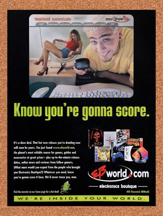 1999 EB World EB Games Original Ad v2 - for just $15.29! 