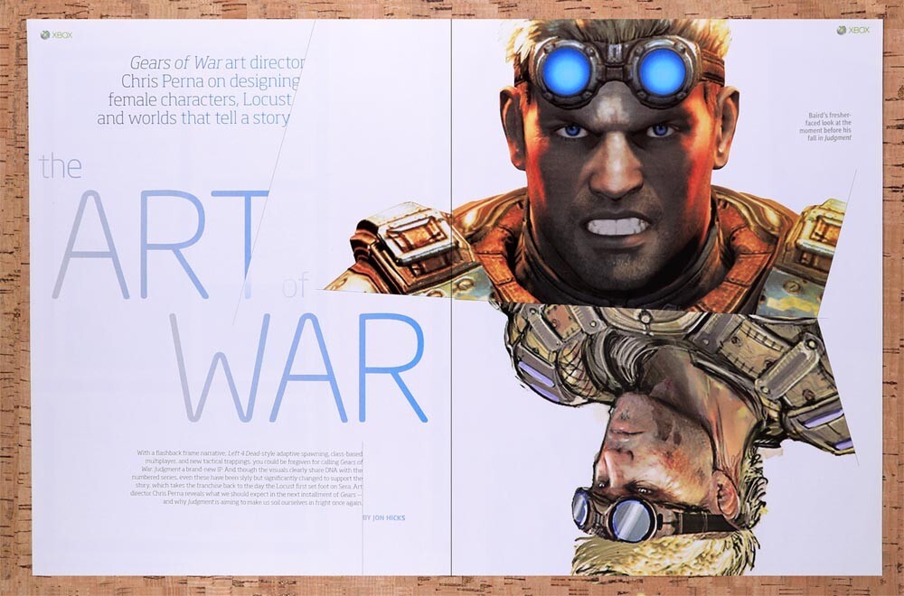 2013 Gears Of War Judgement The Art Of War Original Ad v6 - for just $21.49! 