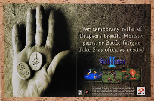1999 Suikoden II PS1 Original Ad v1 - for just $21.49! 