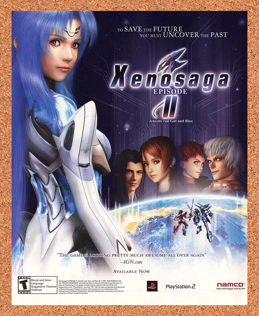 2007 Xenosaga Episode II PS2 Original Ad v3 - for just $17.99! 