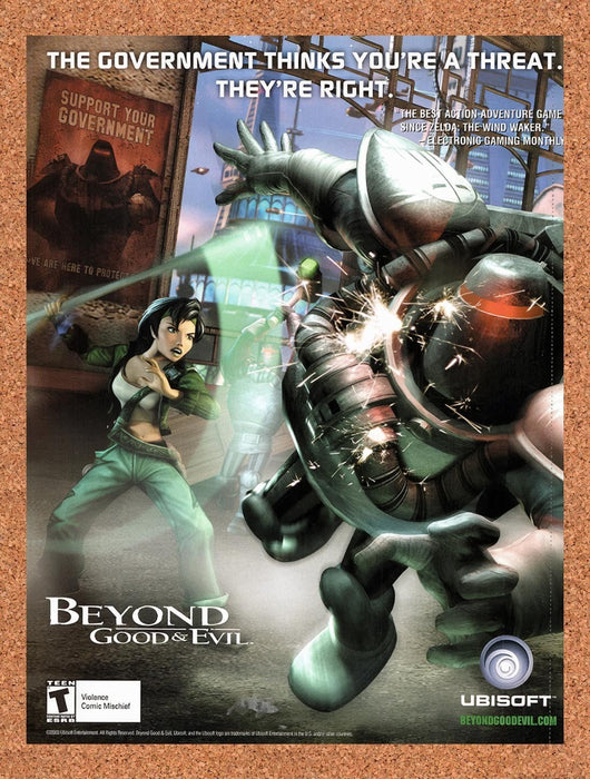 2003 Beyond Good & Evil PC Original Advertisement v6 - for just $19.49! 
