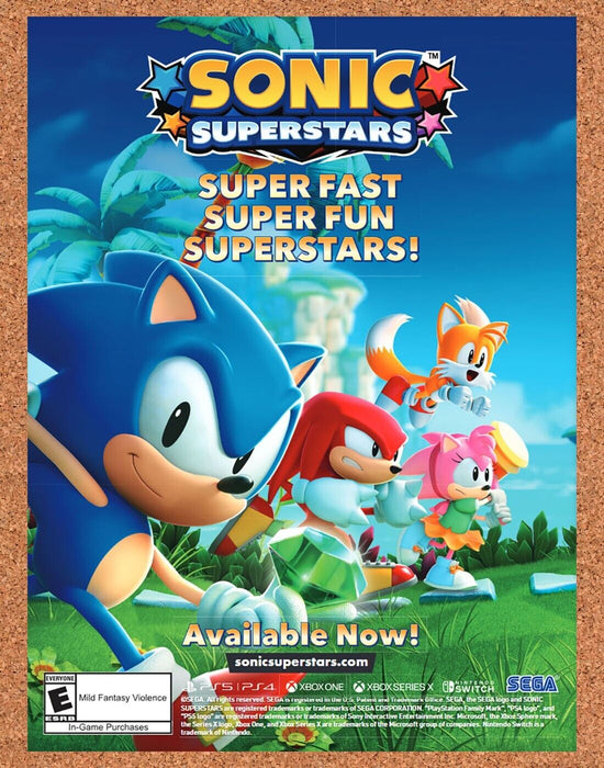 2023 Sonic Superstars Switch Original Ad - for just $17.99! 