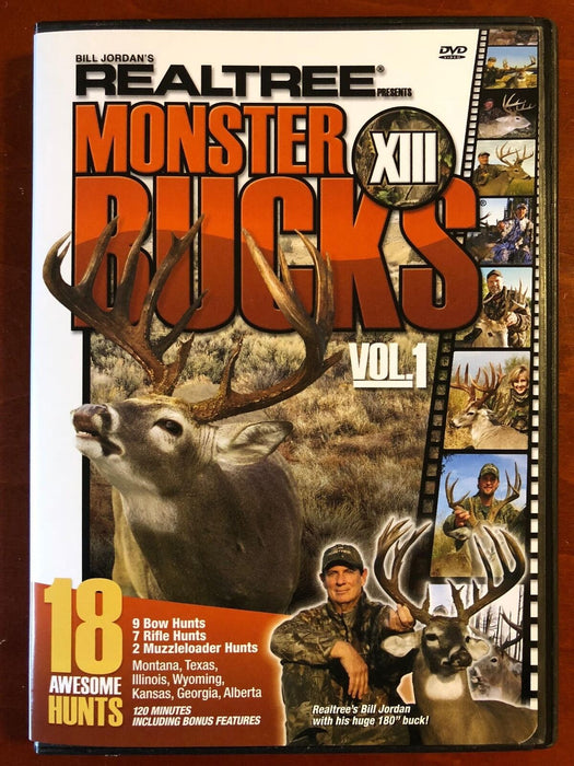 Bill Jordans Realtree Monster Bucks XIII Volume 1 (DVD, 2005) - L02 - for just $1.99! 