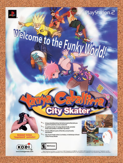 2001 Yanya Caballista PS2 Original Ad v1 - for just $17.99! 