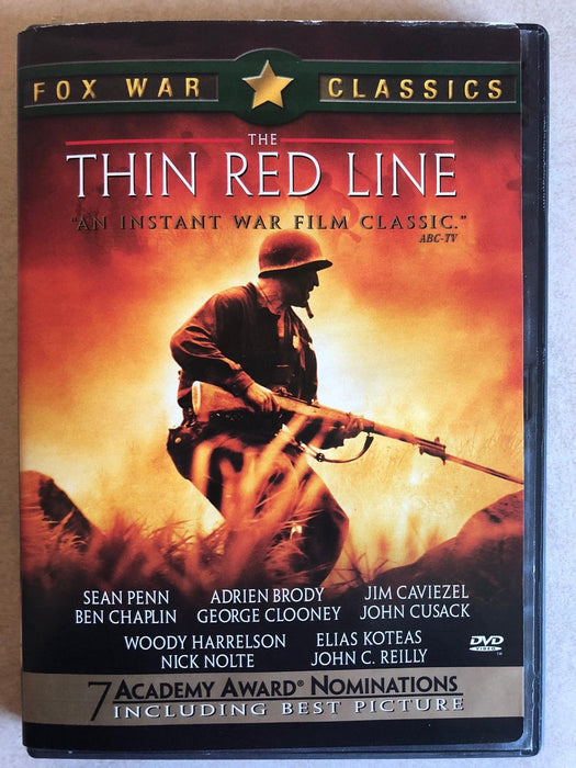The Thin Red Line (DVD, 1998, Fox War Classics) - K7 - for just $1.99! 