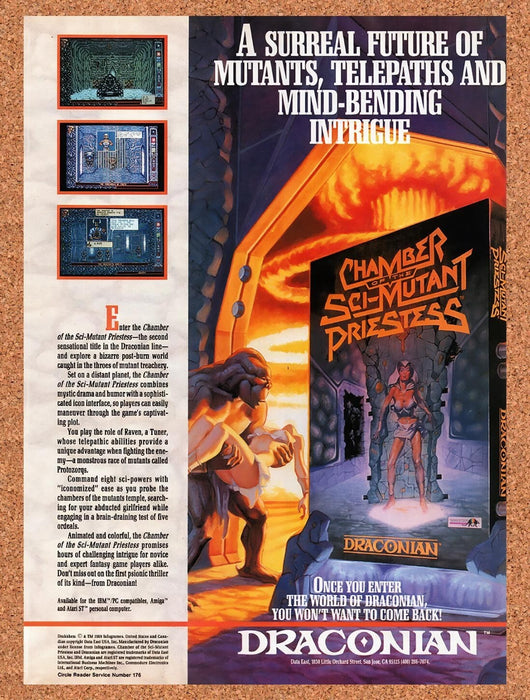 1990 Chamber Of The Sci-Mutant Priestess IBM Original Ad v1 - for just $18.29! 