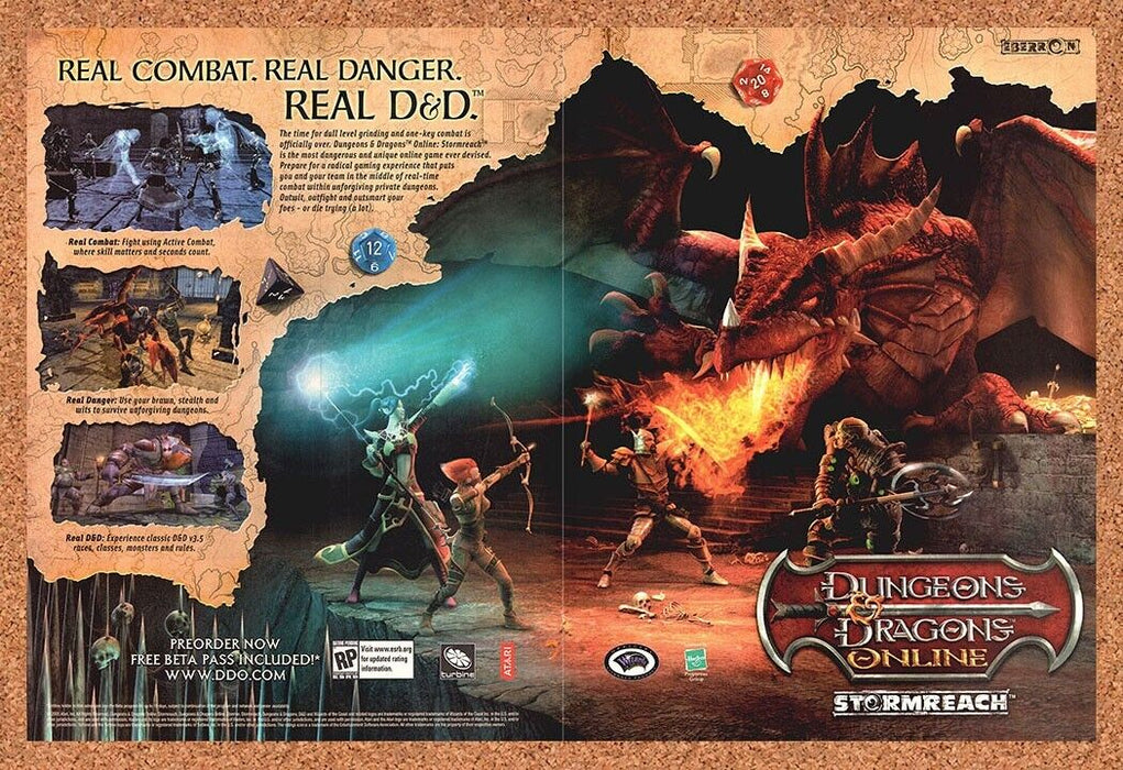 2006 Dungeons & Dragons Stormreach PC Original Promo Ad - for just $21.49! 