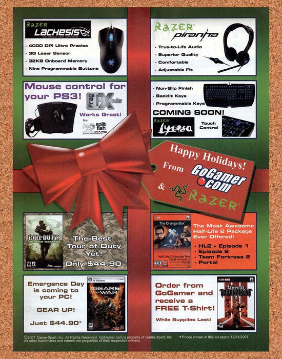 2007 Go Gamer PC Games Original Holiday Ad - for just $17.99! 