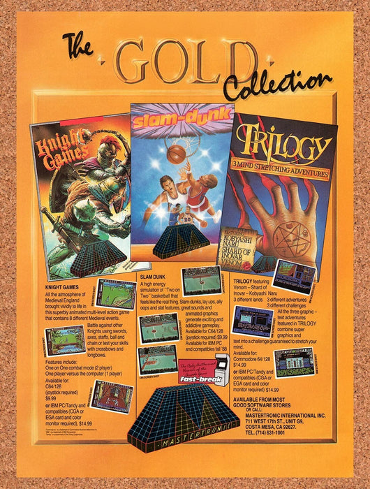 1988 Mastertronic IBM Original Ad v1 - for just $17.99! 