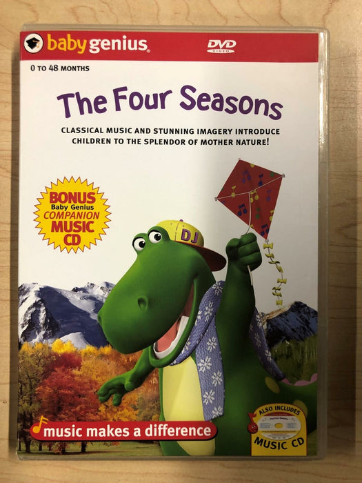Baby Genius - The Four Seasons (DVD, bonus music CD, 2005) - I0123 - for just $1.99! 