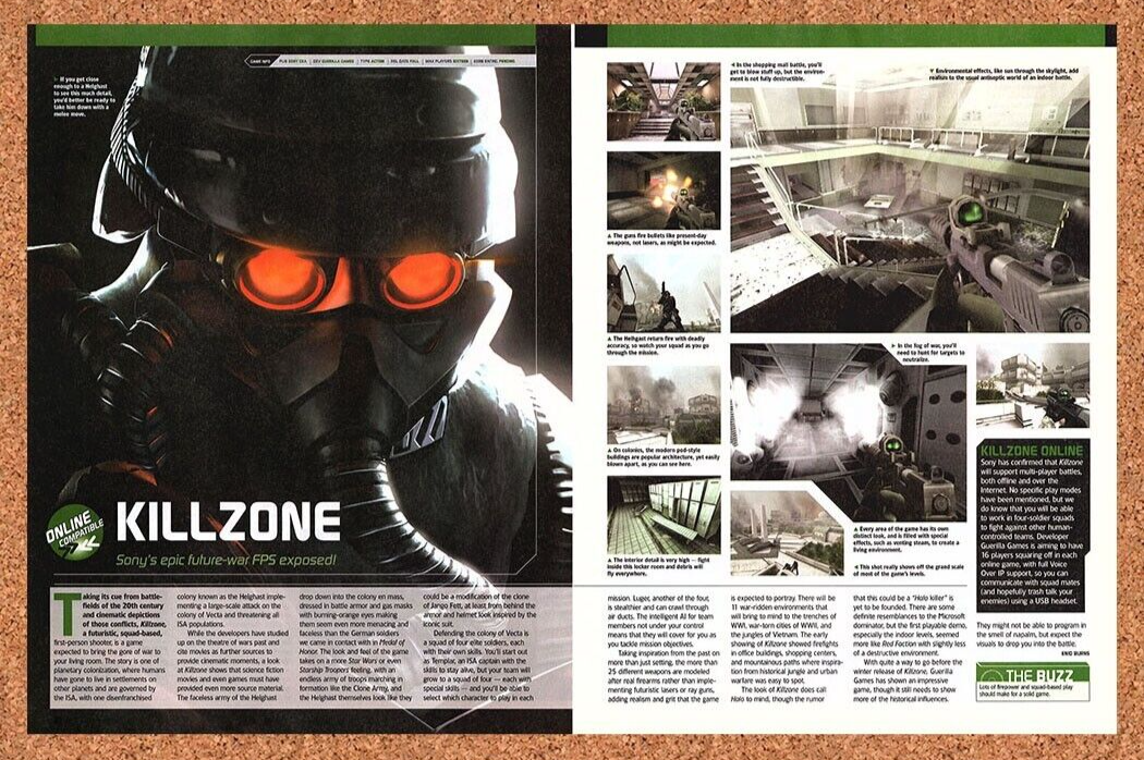 2004 Killzone PS2 Original Preview Ad - for just $21.49! 