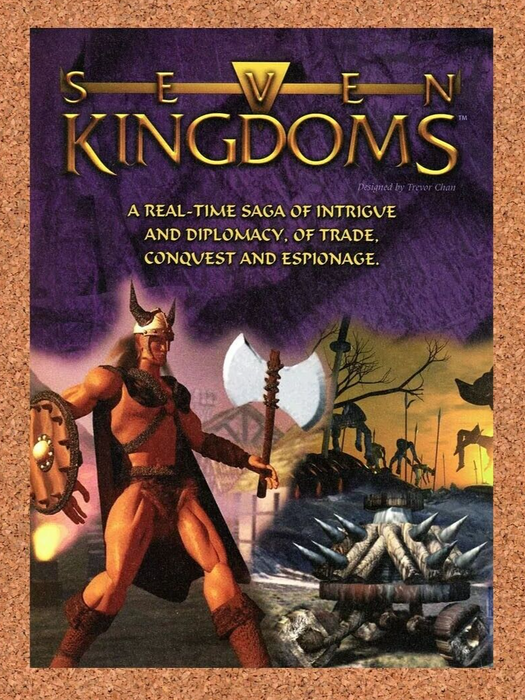 1999 Seven Kingdoms PC Original Ad - for just $17.99! 