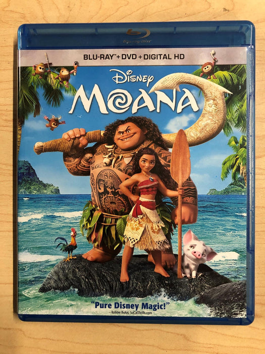 Moana (Blu-ray and DVD, Disney, 2016) - K8 - for just $6.99! 