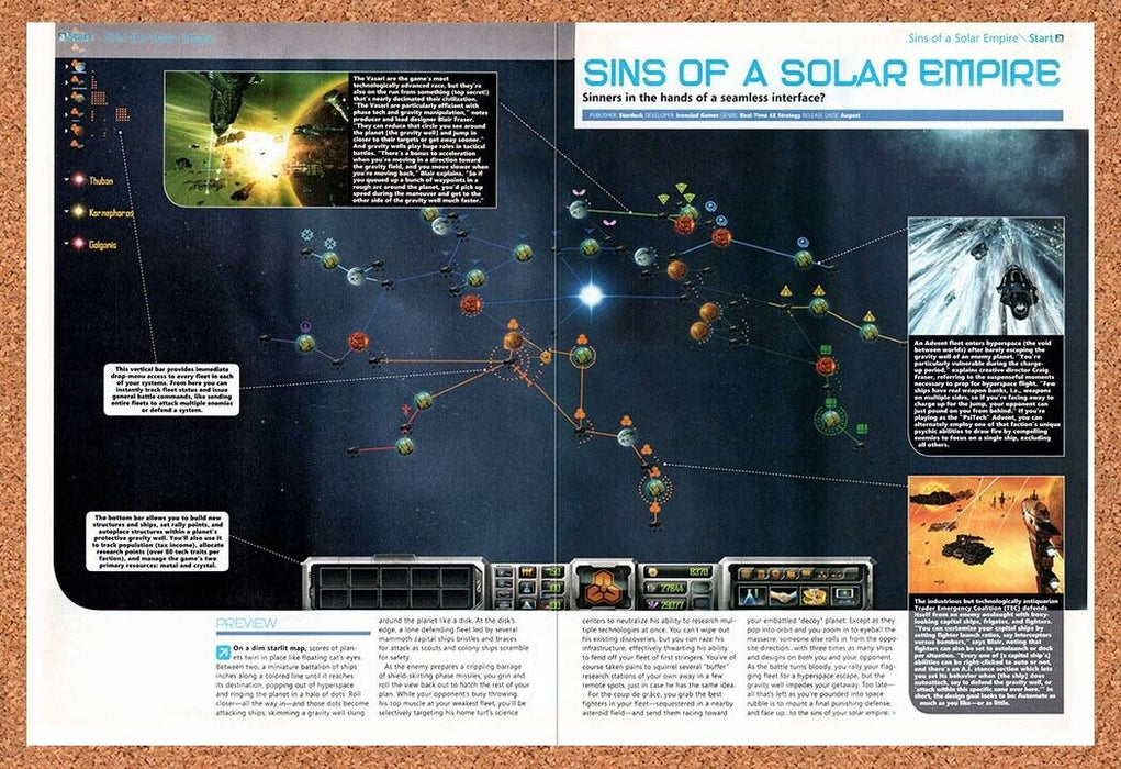2007 Sins Of A Solar Empire PC Original Ad - for just $21.49! 