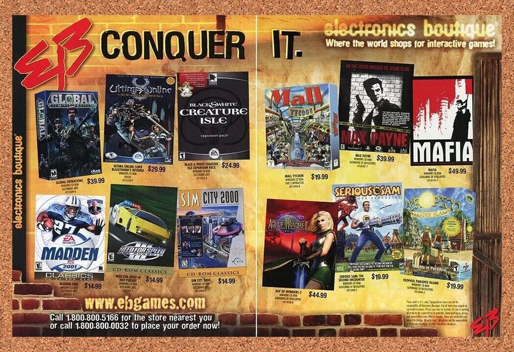 2004 EB Games PC Original Ad - for just $22.49! 
