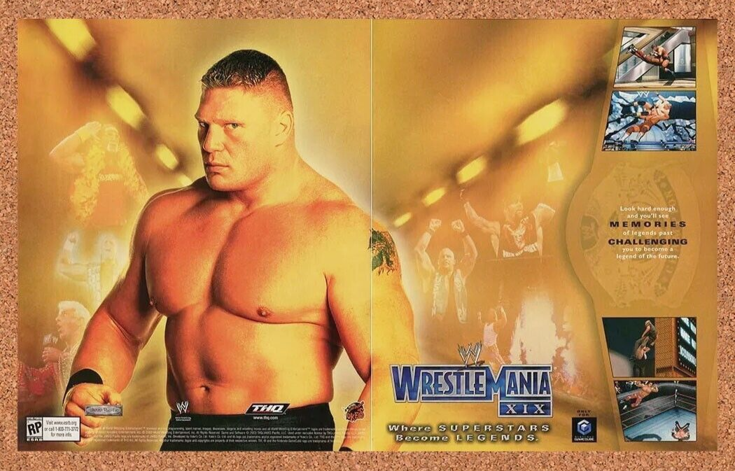 2005 WWE WrestleMania XIX GameCube Original Ad v1 - for just $21.49! 