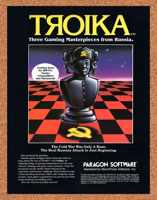 1991 Troika Russian PC Original Ad v1 - for just $17.99! 