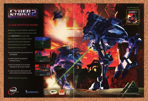 2000 Cyber Strike 2 PC Original Ad - for just $21.49! 