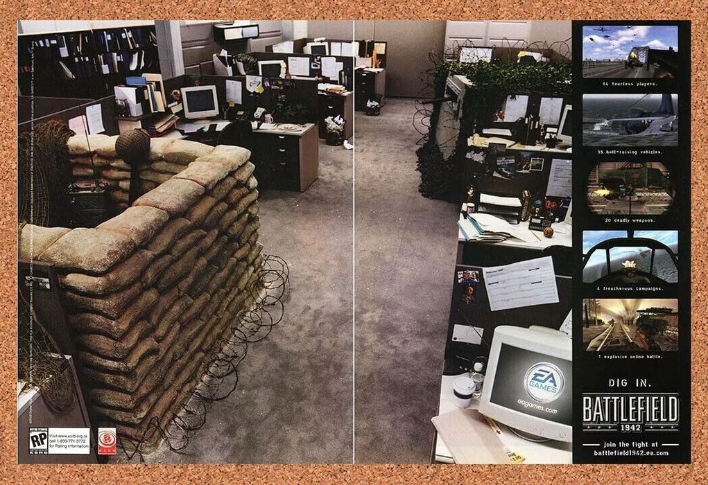 2004 Battlefield 1942 PC Original Ad - for just $22.49! 