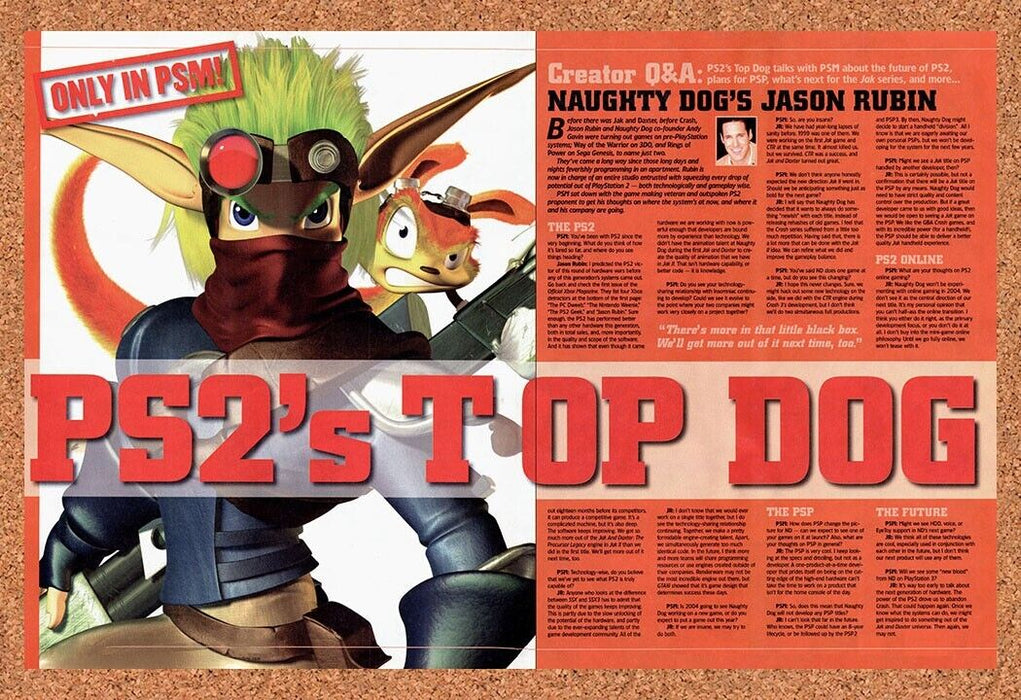 2004 Jak And Daxter PS2 Original Ad v1 - for just $21.49! 