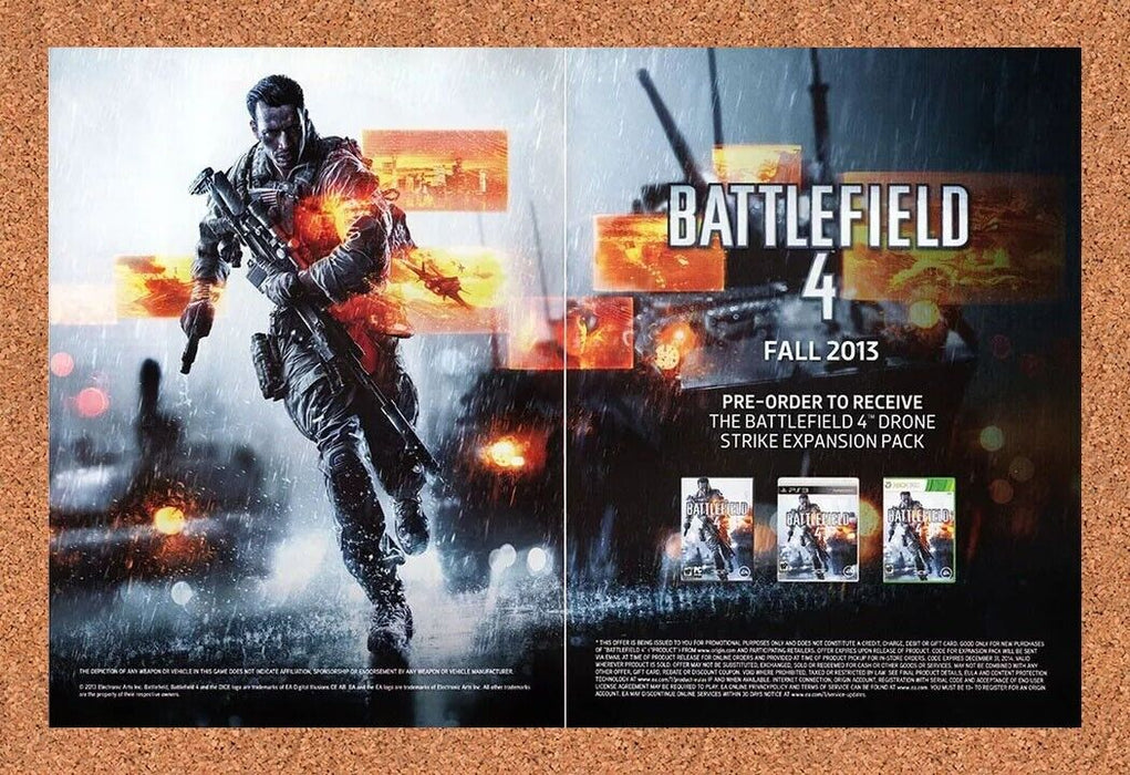 2015 Battlefield 4 PS3 Original Release Ad - for just $22.49! 