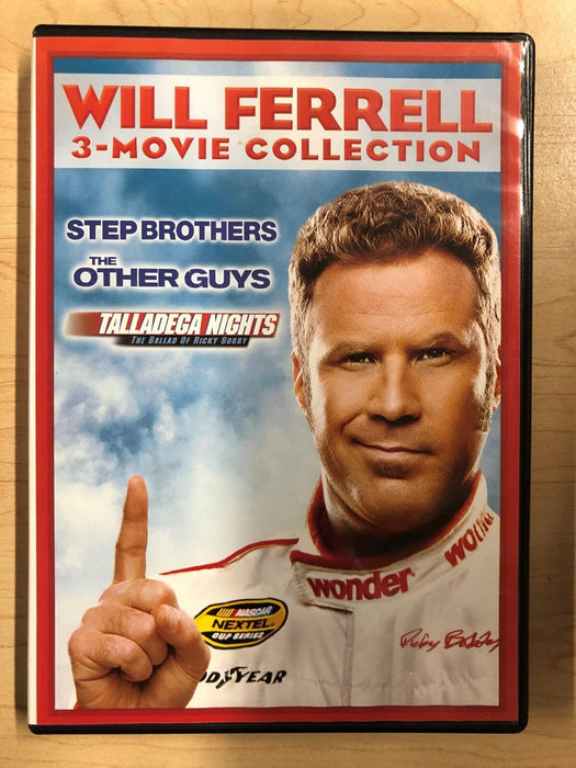 Step Brothers, The Other Guys, Talladega Nights (DVD, 3-film) - L04 - for just $2.99! 