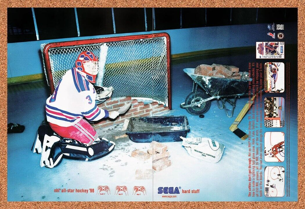 1998 NHL All-Star Hockey 98 Saturn Original Ad v1 - for just $18.27! 