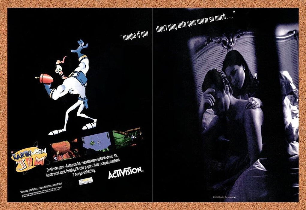 1997 Earthworm Jim PC Original Ad - for just $21.49! 