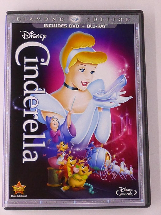 Cinderella (Blu-ray, DVD, Disney Diamond Edition, 1950) - K10 - for just $4.99! 