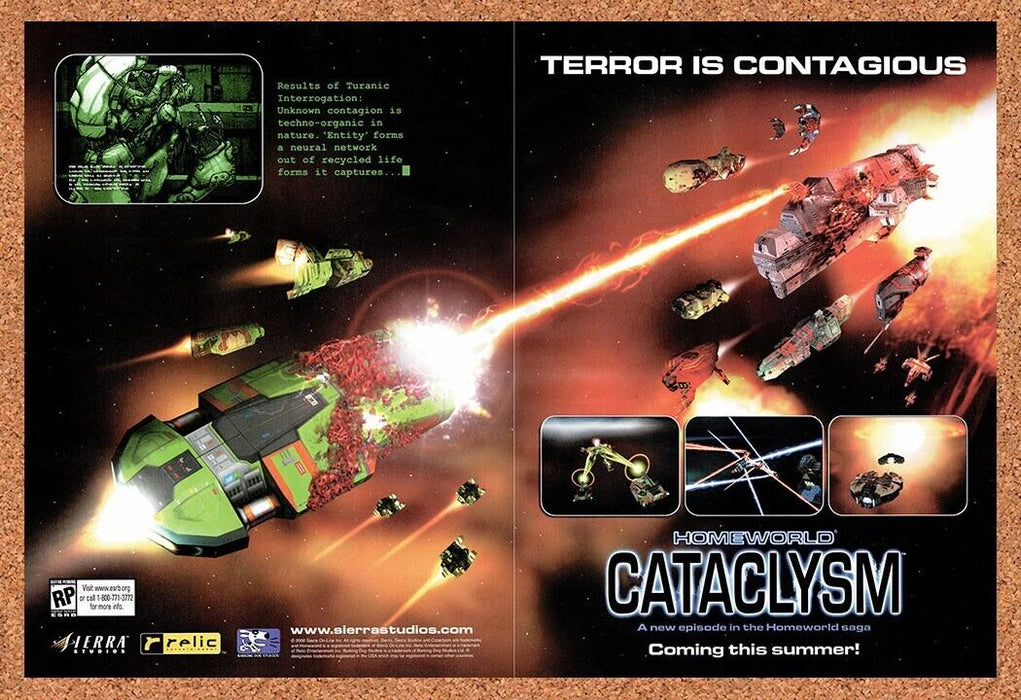 2000 Homeworld Cataclysm PC Original Ad v4 - for just $21.49! 