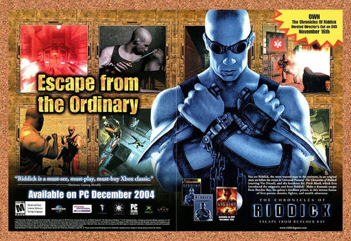 2006 Chronicles Of Riddick PC Original Ad - for just $21.49! 