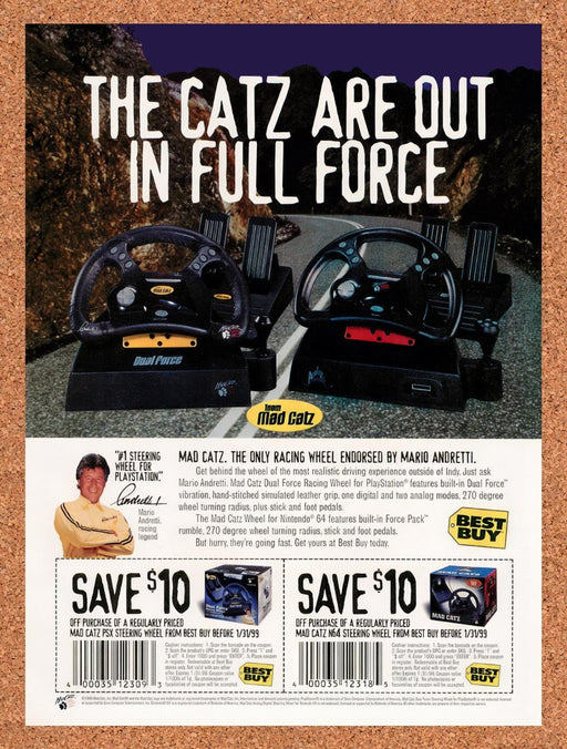 1999 Mad Catz Best Buy Original Advertisement v5 - for just $19.49! 