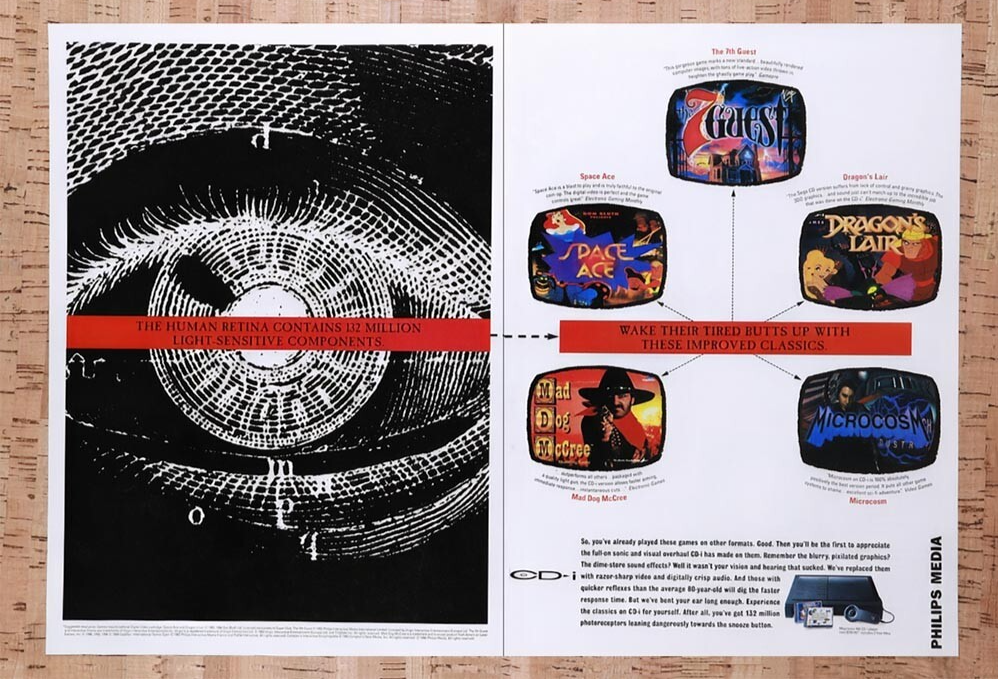 1994 Philips CDI The Human Retina. Ad Original Ad v2 - for just $21.49! 