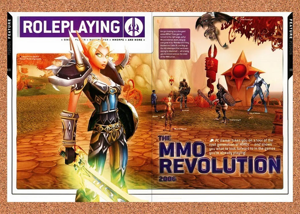 2006 World Of WarCraft Burning Crusade Early Review Original Ad vr6 - for just $23.99! 