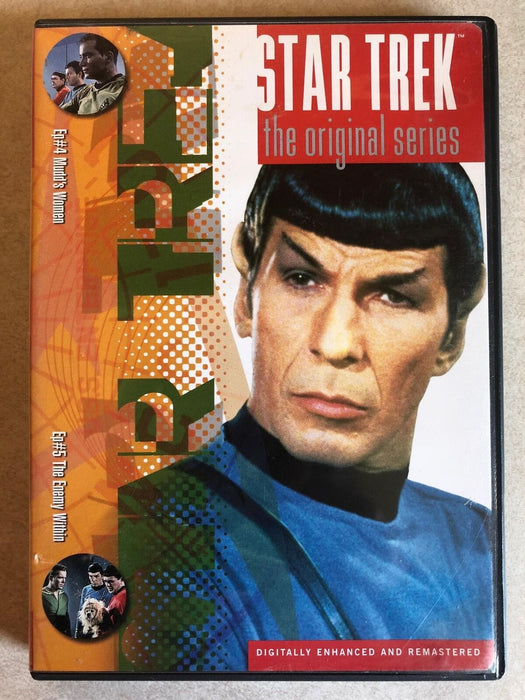 Star Trek the Original series - Ep 4 Mudds Women, Ep 5 The E.. (DVD, V2) - K5 - for just $3.99! 