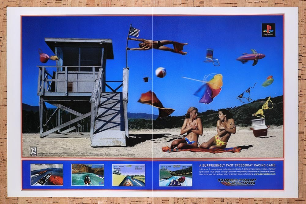 1998 Turbo Prop Racing Rapid Racer PS1 Original Ad v1 - for just $21.49! 