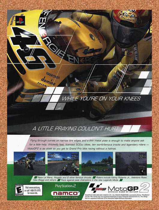 2002 Moto GP2 PS2 Original Ad v1 - for just $19.49! 