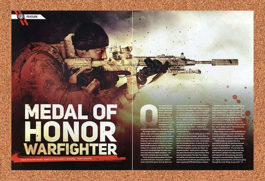 2014 Medal Of Honor Warfighter Xbox 360 Original Ad v1 - for just $22.49! 