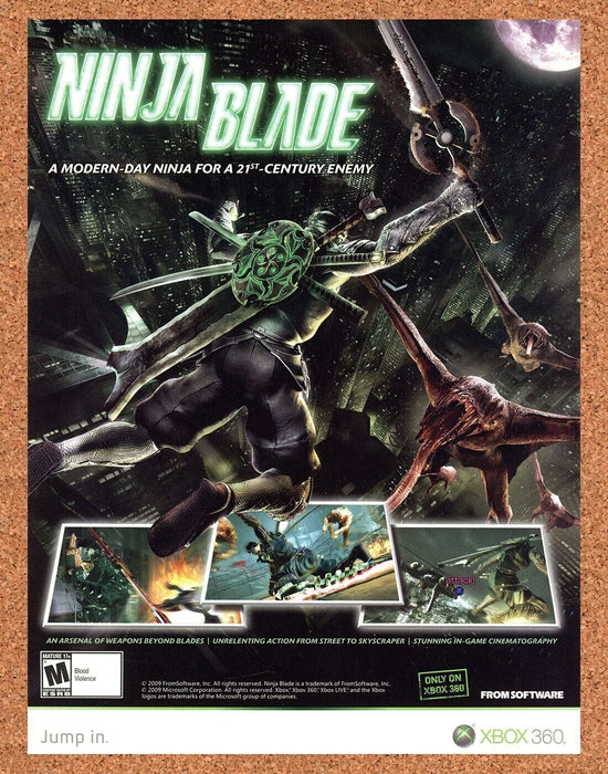 2009 Ninja Blade Xbox 360 Original Ad - for just $17.99! 
