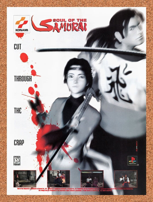 1999 Soul Of The Samurai PS1 Original Ad v1 - for just $17.99! 