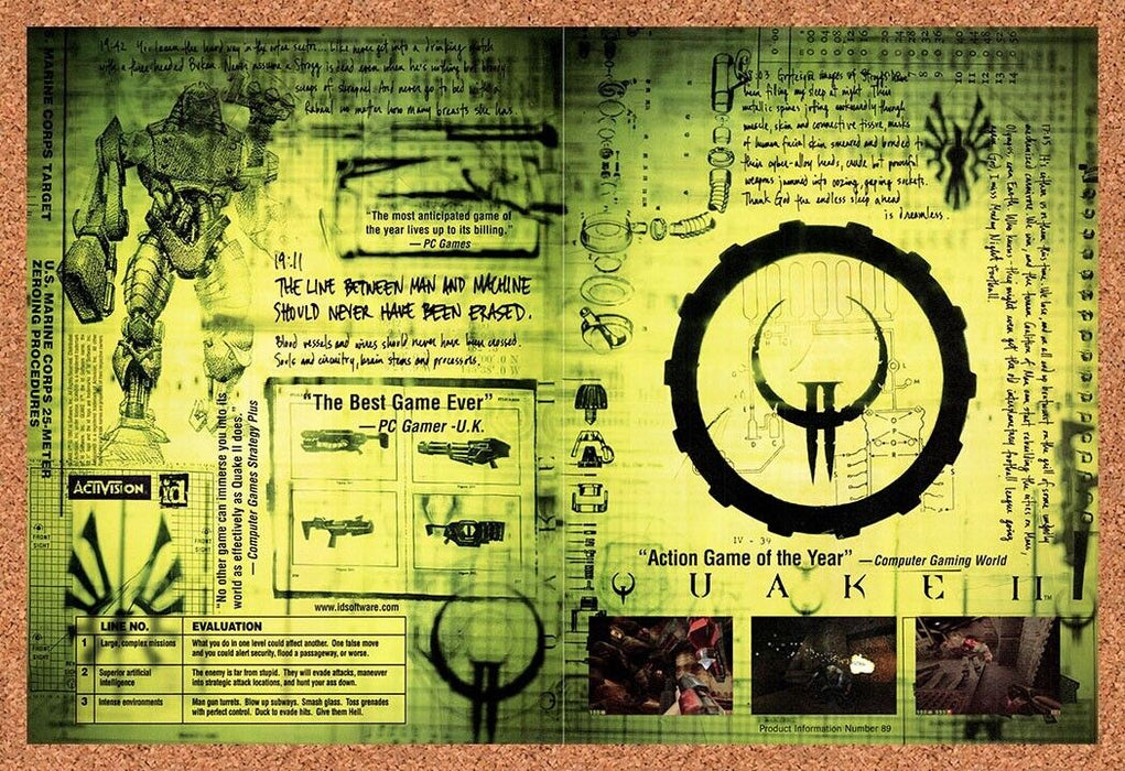 1997 Quake II PC Original Ad v2 - for just $23.49! 