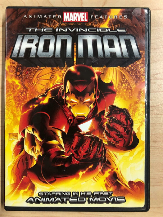 The Invincible Iron Man (DVD, 2007, Animated Marvel) - J0917 - for just $1.99! 