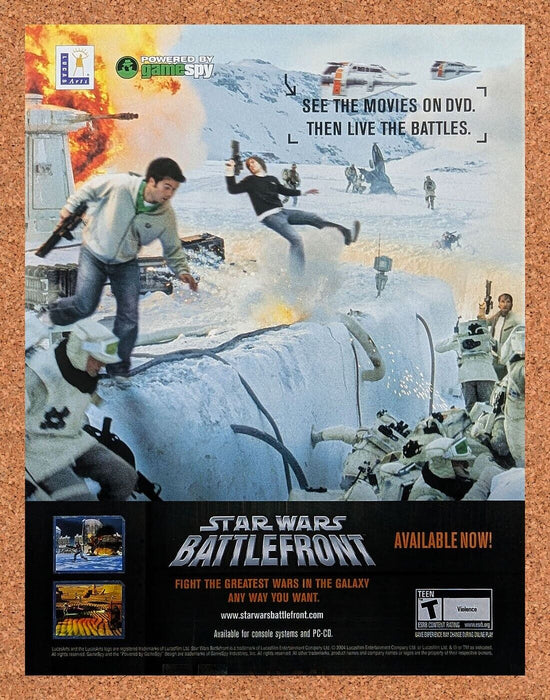 2006 Star Wars Battlefront PC Original Ad v2 - for just $17.99! 